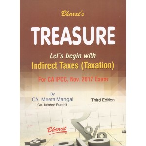 Bharat's Treasure Let's begin with Indirect Taxes (Taxation) for CA IPCC Nov. 2017 Exam by CA. Meeta Mangal